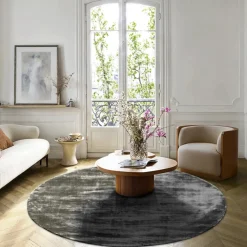 Reforma x Trendcarpet Rund matta 'Jodhpur' - Grå