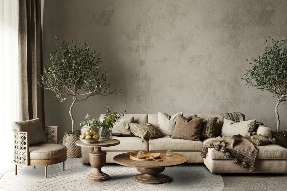 Reforma x Trendcarpet Rund matta 'Wren' - Vit