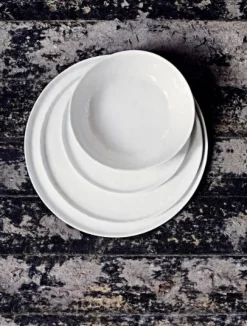 Olsson & Jensen Serveringsfat 'Boho white' - Vit