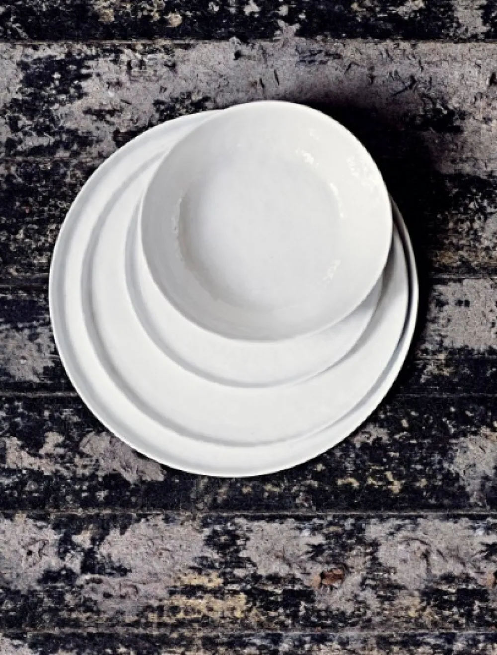 Olsson & Jensen Serveringsfat 'Boho white' - Vit