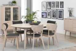 Rowico Home Sideboard 'Filippa' 150x85cm - Ek/Vitpigmenterad