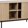 Rowico Home Sideboard 'Haddington' - Vitpigmenterad/Svart