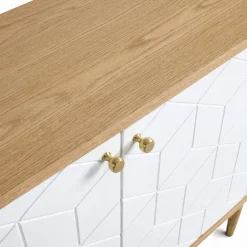 Reforma Sideboard 'Kumamoto' - Vit/Ek