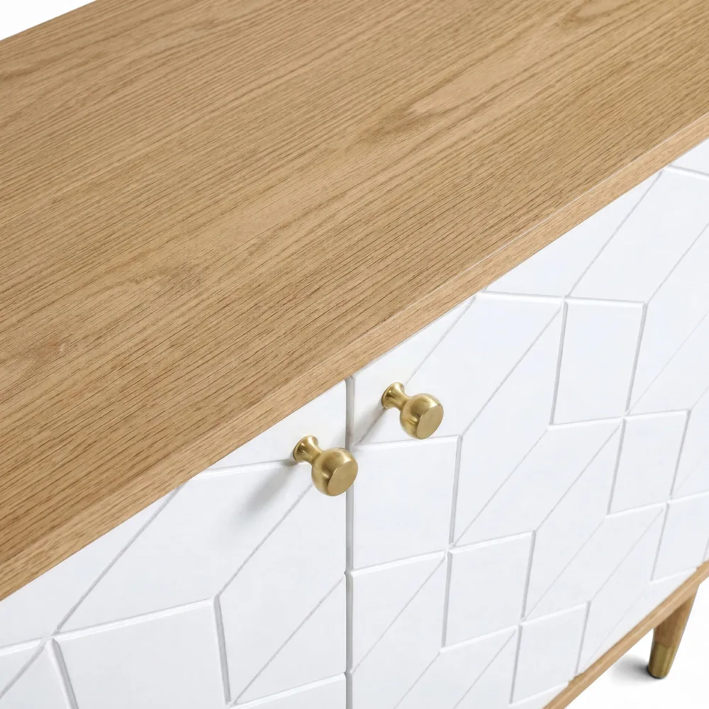 Reforma Sideboard 'Kumamoto' - Vit/Ek
