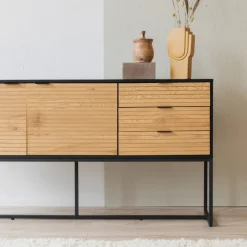 Reforma Sideboard 'Line' - Ek/Svart