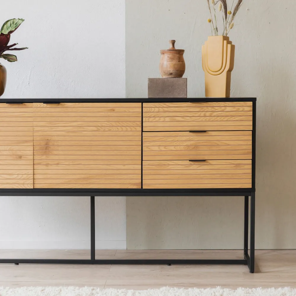 Reforma Sideboard 'Line' - Ek/Svart