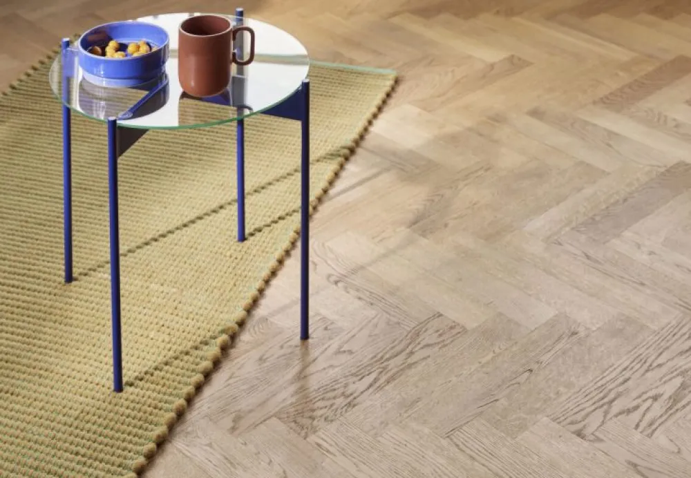 Hübsch Sidobord 'Beam'- Blå - Reforma Sthlm