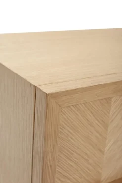 Hübsch Sidobord 'Herringbone' - Natur