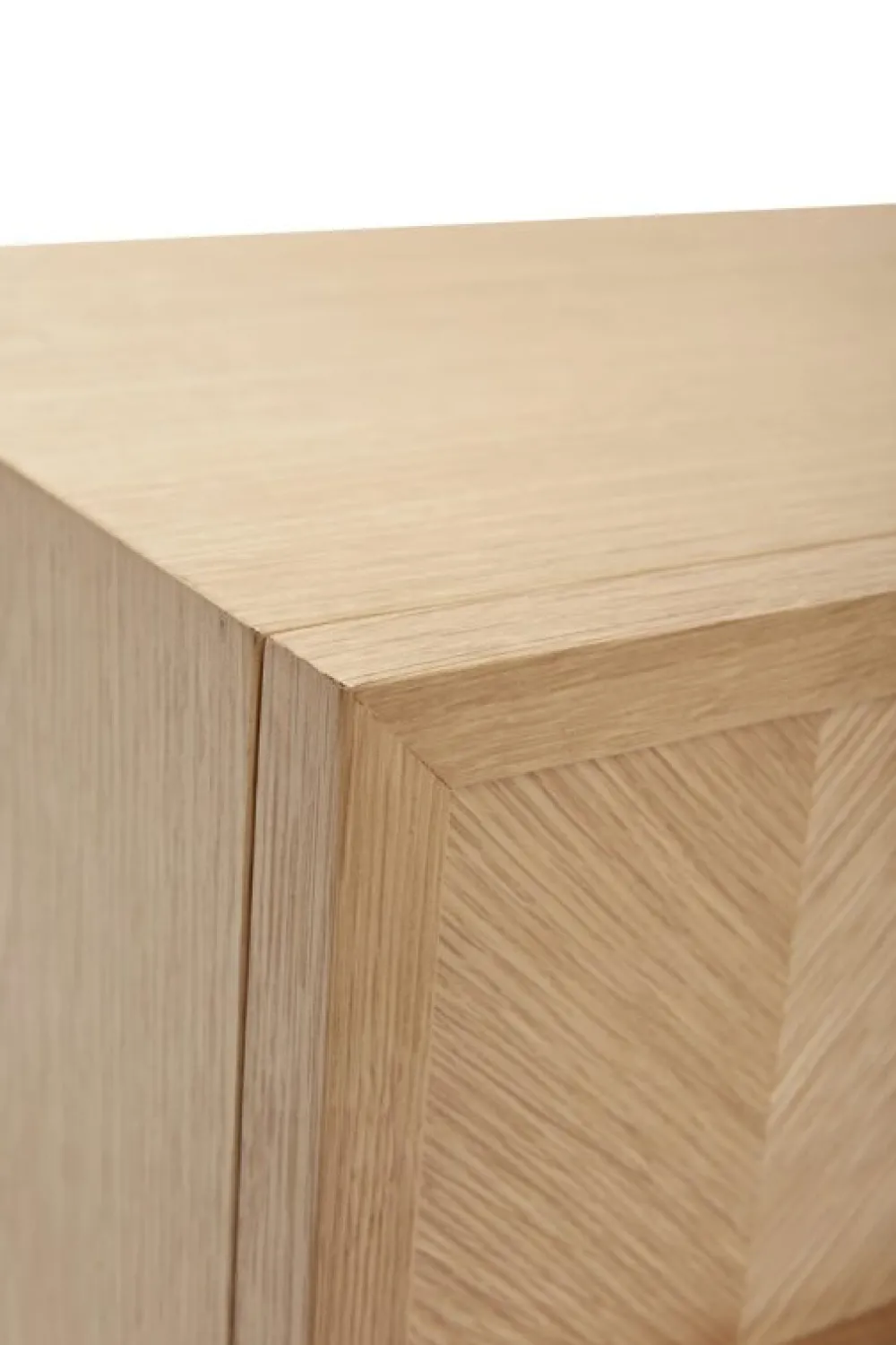 Hübsch Sidobord 'Herringbone' - Natur