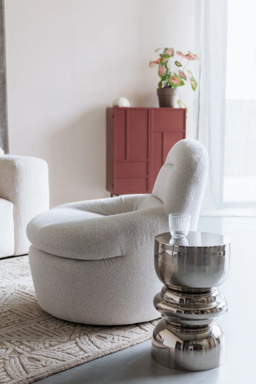 Reforma Sidobord ‘Kinga’ - Silver