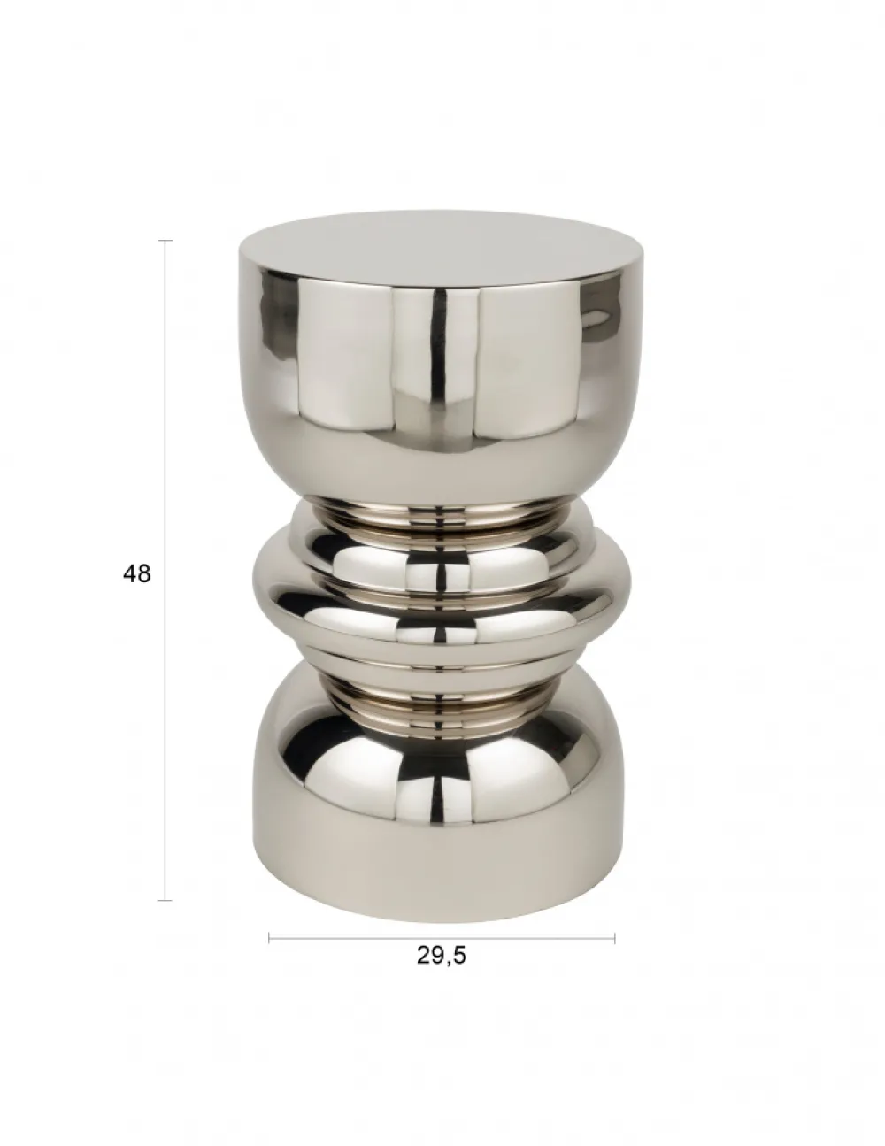 Reforma Sidobord ‘Kinga’ - Silver