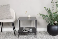 Atelier Nordic Sidobord 'Strömstad' 51x51cm - Svart