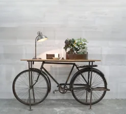 Trademark Living Sidobord Vintage bicycle - Trä/Järn