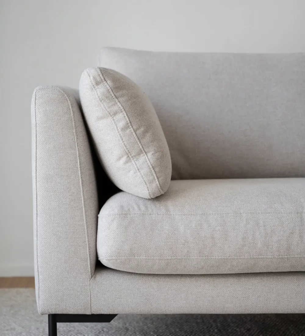 Rowico Home 2,5-sitssoffa 'Corwin' - Ljusbeige