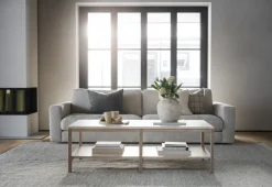 Rowico Home 3-Sitssoffa 'Duncan' - Ljusgrå