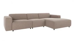 Rowico Home 4-Sitssoffa 'Willard' Schäslong H - Beige