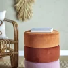 Bloomingville Sittpuff 'Bilbao' - Orange