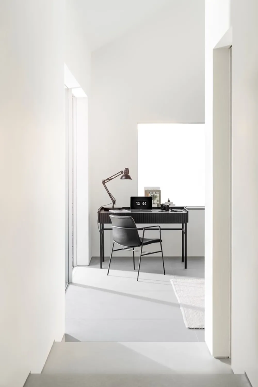 Rowico Home Skrivbord 'Halifax' 120x61cm - Svart