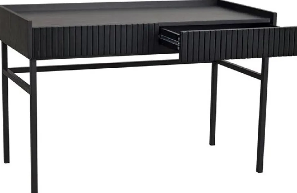 Rowico Home Skrivbord 'Halifax' 120x61cm - Svart