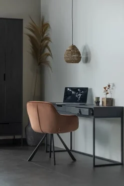 WOOOD Skrivbord 'Silas' - Svart