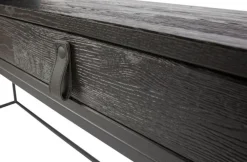 WOOOD Skrivbord 'Silas' - Svart
