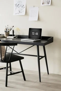 Rowico Home Skrivbord 'Springdale' - Svart