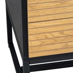 Reforma Sängbord 'Line' - Ek/Svart
