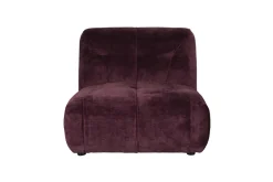 Dutchbone Soffa 'Giada' 1-sits - Plommon