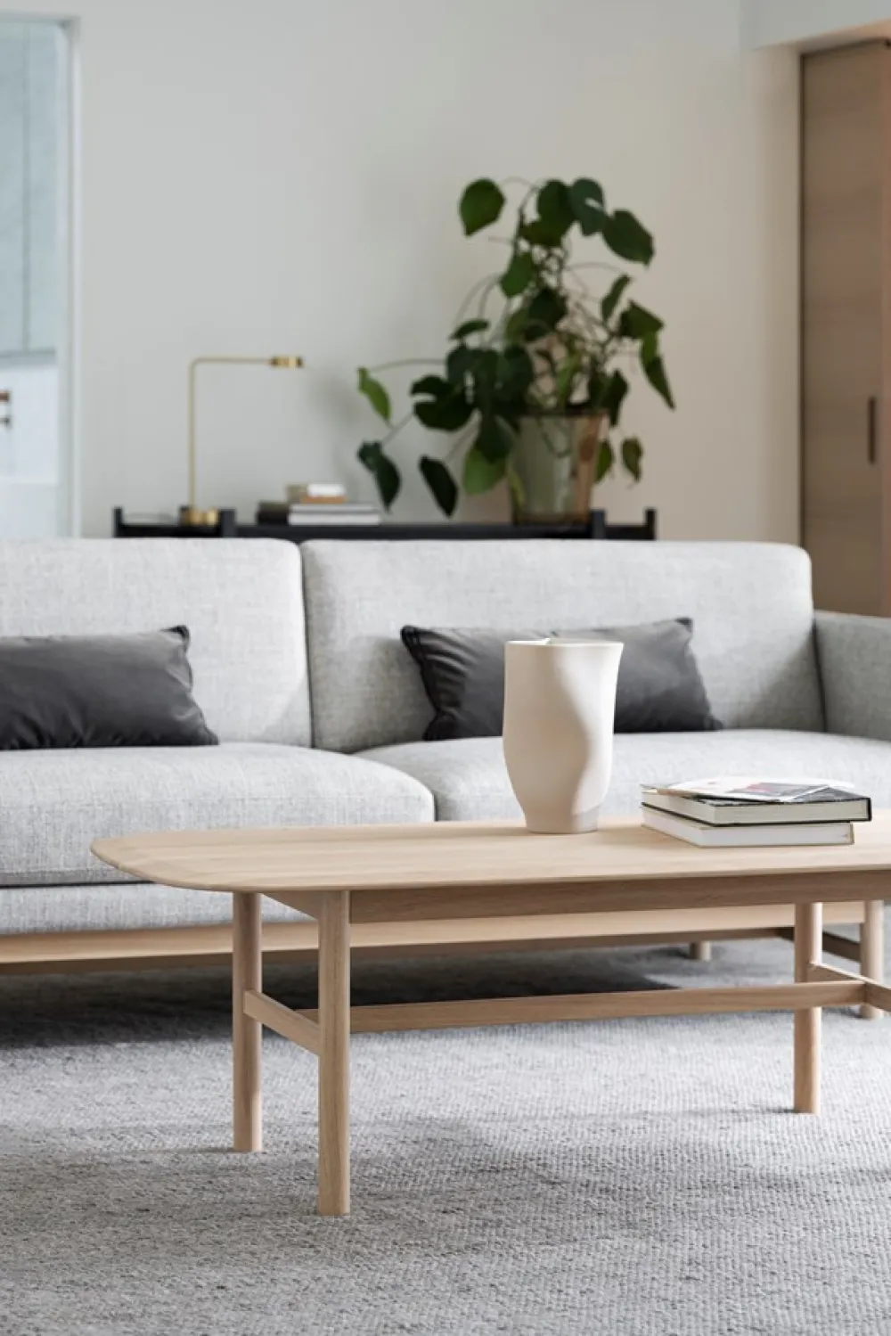 Rowico Home Soffa 'Hammond' 2-sits - Grå/Natur