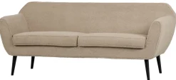 WOOOD Soffa 'Rocco' - Beige/Teddy