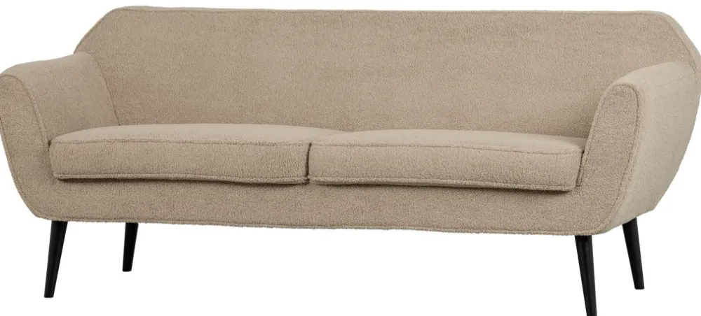 WOOOD Soffa 'Rocco' - Beige/Teddy