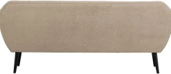WOOOD Soffa 'Rocco' - Beige/Teddy