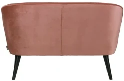 WOOOD Soffa 'Sara' - Rosa/Sammet