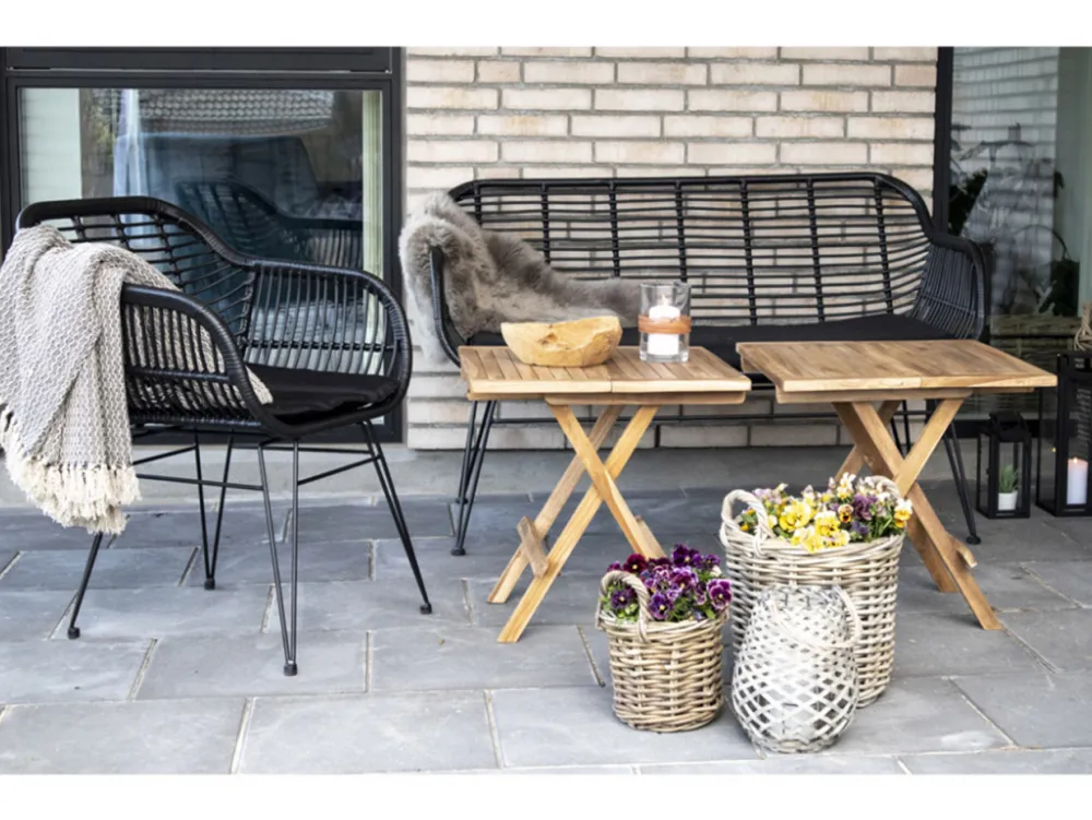 Garden Prestige Soffa 'Trieste' - Svart