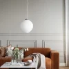 Rowico Home Soffbord 'Brooksville' 90x90cm - Vit/Brun