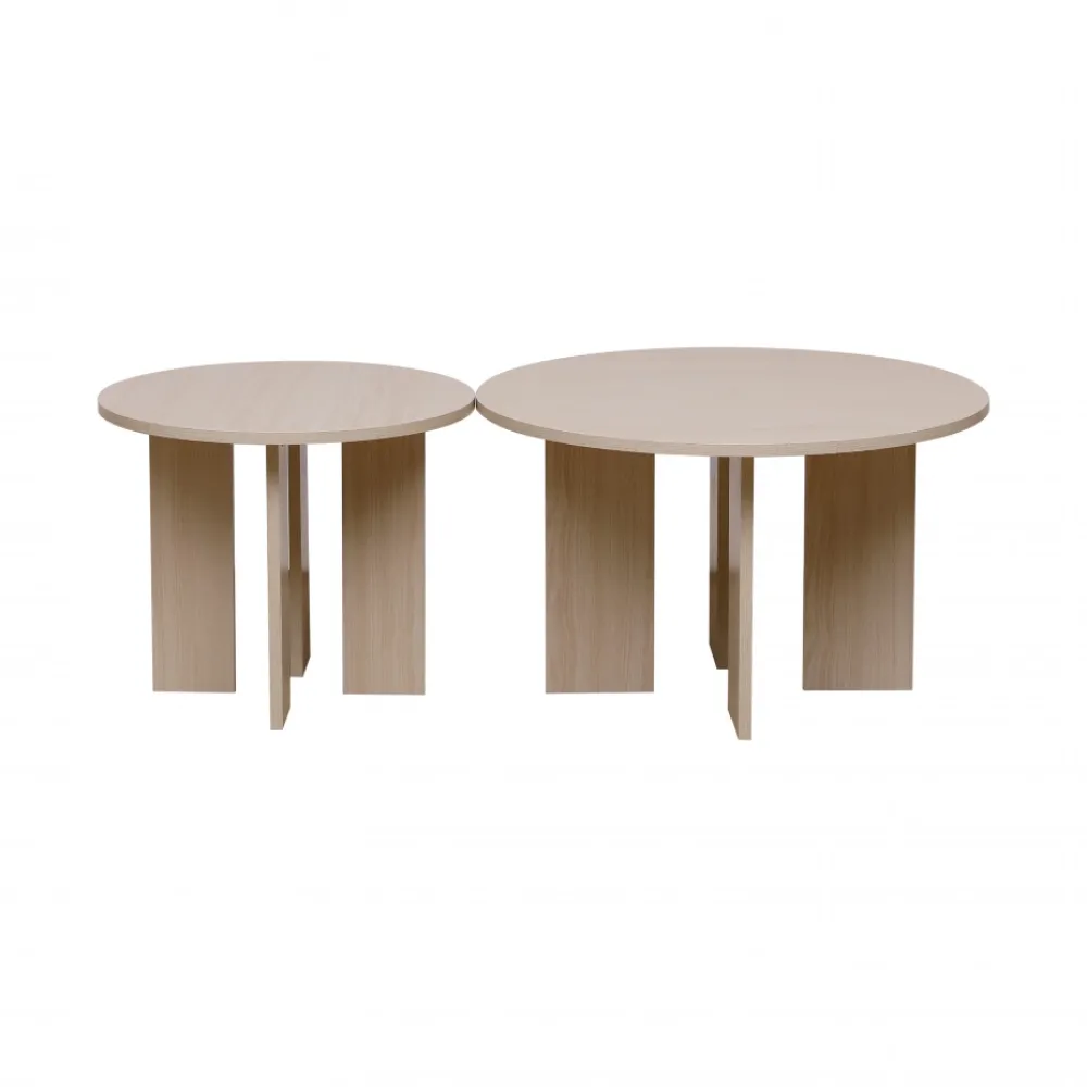 Reforma Soffbord 'Créme' Runt 55 cm - Natur