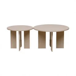 Reforma Soffbord 'Créme' Runt 75cm - Natur