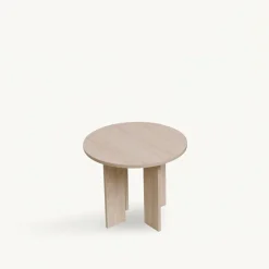 Reforma Soffbord 'Créme' Runt 55 cm - Vitpigmenterad
