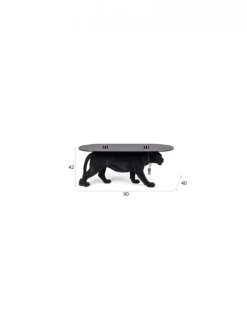 Bold Monkey Soffbord 'Dope as hell' - Svart