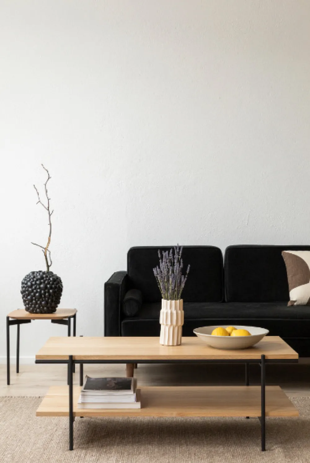 Reforma Soffbord 'Frida' - Natur/Svart