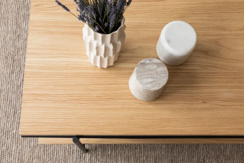 Reforma Soffbord 'Frida' - Natur/Svart