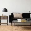 Vintage Soffbord 'Åke' - Industrial Table