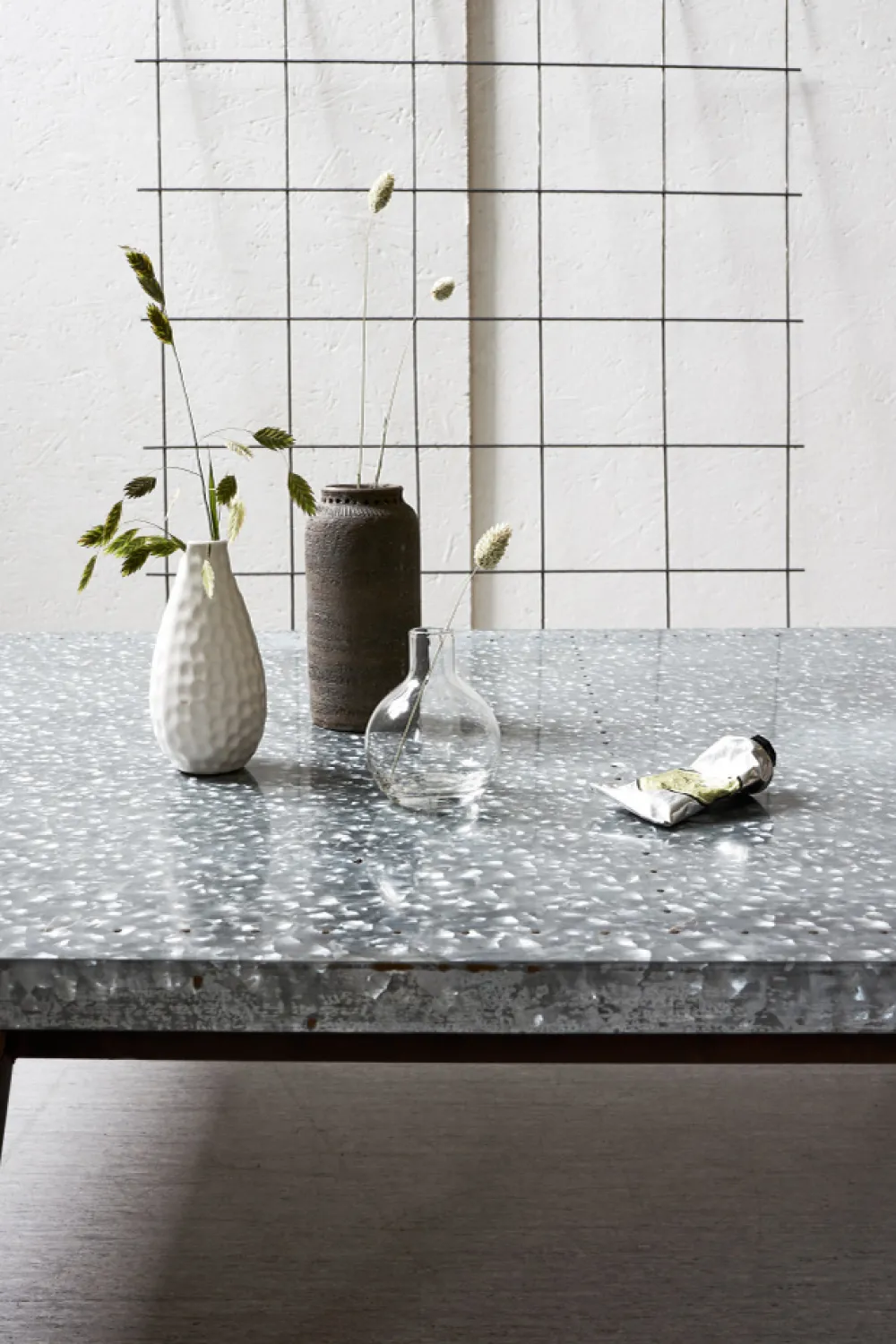 Vintage Soffbord 'Åke' - Industrial Table