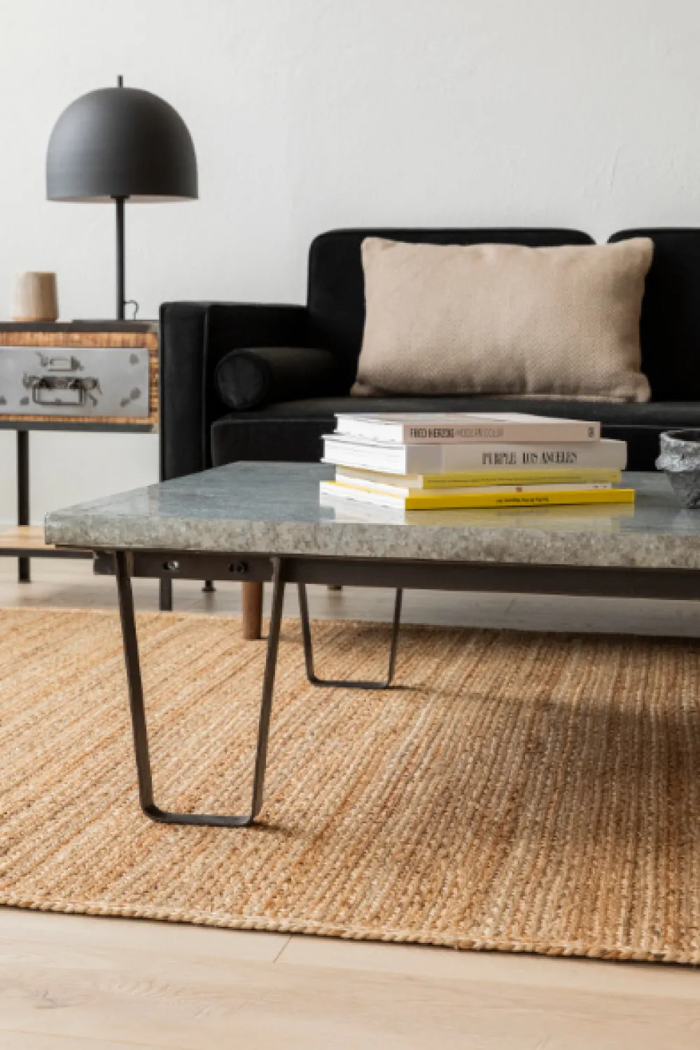 Vintage Soffbord 'Åke' - Industrial Table