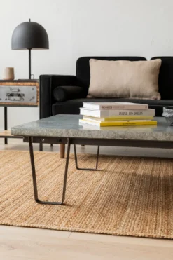 Vintage Soffbord 'Åke' L - Industrial Table