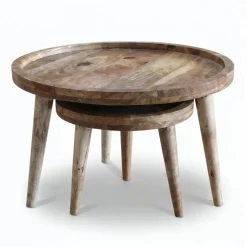 Vintage Soffbord 'Manarola' 2 delar - Natur