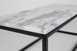 Zuiver Soffbord 'Marble Power' - Svart/Marmor
