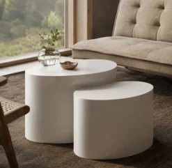 Reforma Soffbord 'Ponza' 2 delar - Vit