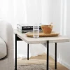Rowico Home Soffbord 'Shelton' 145x60cm - Vitpigmenterad ek