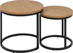 Reforma Soffbord 'Spiro' - Natur/Svart